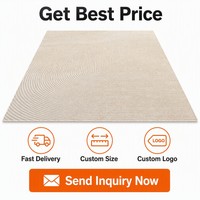 Tapis de chambre doux et minimaliste de couleur unie, tapis d'appoint esthétique uni personnalisé, antidérapant, résistant à l'usure, insonorisant, en peluche, OEM