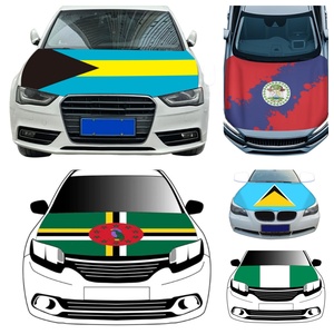 Housse de voiture personnalisée de qualité supérieure avec design de drapeau national, housse de protection, protection toutes saisons, décoration de voiture, facile à nettoyer et à installer - Product Image 1