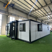 Casa Prefabricada de Lujo ZYBOX de 20 pies/40 pies, Expandible, con 2, 3 o 4 Dormitorios, Casa Modular Prefabricada Tipo Granny Flat