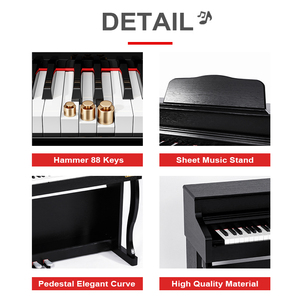 Cademe thẳng đứng Đàn Piano Sản xuất tại Trung Quốc Đàn Piano búa 88 phím đàn piano bàn phím - Product Image 3