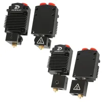 3DSWAY Pièce d'imprimante 3D XCR 2IN1-V2 Hotend à changement de couleur, double couleur, avec buse chauffante Volcano NV6 0.4/1.75, chaussette en silicone 0.8 et ventilateur