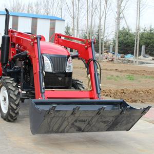 Tracteur agricole à chargement frontal et arrière creuser l'herbe pince fourche godet quatre en un - Product Image 5