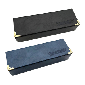 Nhãn Hiệu Riêng Tùy Chỉnh Kính Sang Trọng Trường Hợp Cao Cấp Bao Bì Da Hộp Kính Có Thể Gập Lại Lớn Tổ Chức - Product Image 1