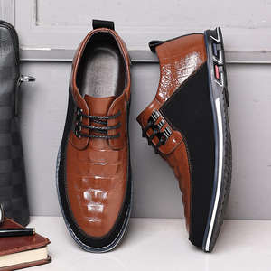 Zapatos Casuales de Cuero Genuino Cómodos para Hombre - Suela Suave Versátil para Ocasiones de Negocios y Casuales, Múltiples Estilos Disponibles - Product Image 2