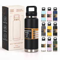 Vente en gros de gourdes isothermes à double paroi en acier inoxydable de 600 ml, 800 ml et 1100 ml, étanches, pour le sport, le camping, la salle de sport et l'école