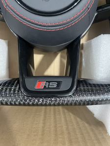 Volant sport en fibre de carbone et cuir pour <span class=keywords><strong>Audi</strong></span> A4/A5/A6/A7/RS3/<span class=keywords><strong>RS6</strong></span>/RS7/C7/C8/B9/B9.5/S3/SQ5/Q3/Q7/Q8, Plug&Play - Product Image 4