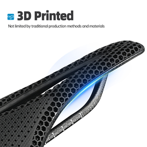Piezas de bicicleta negro súper ligero 150g 3D cojín impreso antideslizante asiento transpirable TPU T800 fibra de carbono carretera/MTB sillín de bicicleta - Product Image 3