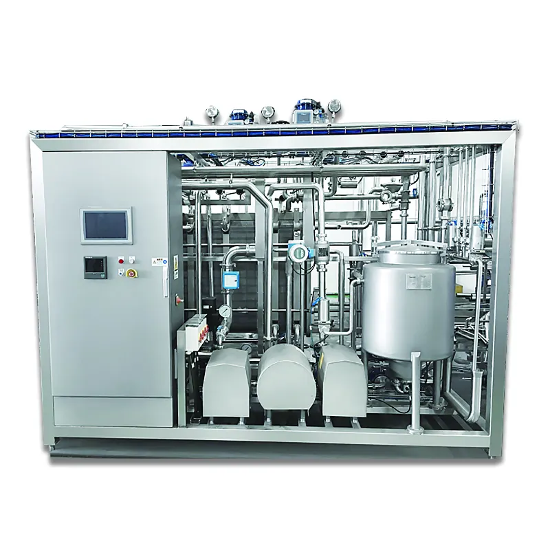 Hot Sale temperature control system HTST 5 sections machine milk pasteurization small sizes