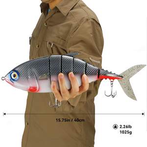 Señuelos de pesca de lubina Señuelos de lubina altamente realistas Swimbait multiarticulado cebo duro realista trucha perca cebo de pesca atunes señuelo - Product Image 2