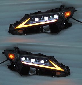 Czmx ไฟหน้า LED สำหรับ Toyota <span class=keywords><strong>Camry</strong></span> 2018 2019 <span class=keywords><strong>2022</strong></span>สหรัฐอเมริกาดัดแปลงประเภท LX 3เลนส์ไฟหน้าไฟวิ่งกลางวัน - Product Image 1