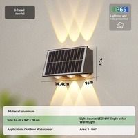Lampe murale LED extérieure en aluminium pour jardin, balcon, villa, cour, décoration simple et moderne, escalier, couloir, lumière blanc chaud, IP65