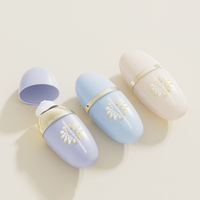 Grosir plastik kosong Oval kemasan Perawatan Kulit Tabir Surya botol pompa Losion kosmetik kecil Foundation wadah dengan tutup