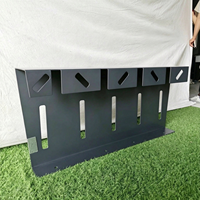 Support de stationnement pour vélos robuste de type plaque, support multi-vélos pour usage scolaire, commercial et extérieur