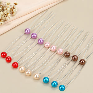 Coloré perle épingle à cheveux <span class=keywords><strong>u</strong></span> broche mariée cheveux tresse style embelli photographie de mariage <span class=keywords><strong>super</strong></span> fée coiffure - Product Image 2