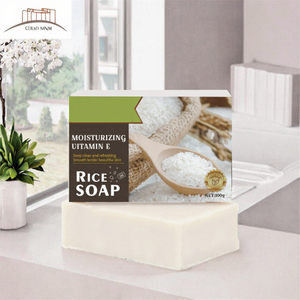 Jabón Artesanal Sólido Herbal Inglés 100% Natural de 100g con Vitamina VC, Ácido Kójico, Cúrcuma, Limón, Aceite Esencial de Arroz, Jabón de Baño Natural Anti-Acné - Product Image 3