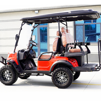 Voiturette de golf électrique de haute qualité certifiée CE, 5-6 places, 48V, 30-50 km/h, autonomie de 90 km