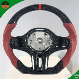 Volante de Fibra de Carbono y Cuero Perforado Personalizado para <span class=keywords><strong>BMW</strong></span> M3 M4 M5 340i 440i G20 G30 G05 G80 G87 2019 2020 2021 <span class=keywords><strong>2022</strong></span> - Product Image 1