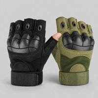 Gants d'entraînement sans doigts avec protection rigide pour la musculation, vente en gros d'usine, pour hommes et femmes, pour la gym et le fitness