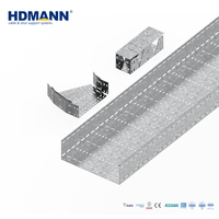 Hdmann Cannelle de câblage en treillis soudé HDG certifiée IEC pour la gestion des câbles marins, le routage de câbles électriques extérieurs en hauteur