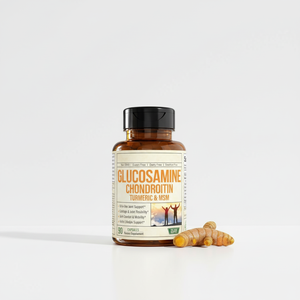 كبسولات الجلوكوزامين والكوندرويتين وMSM والكركم، 90 حبة، مكمل صحي للبالغين لتحسين كثافة العظام - Product Image 1