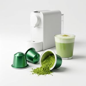 Matcha Puro Ceremonial en Polvo con Alto Contenido de L-Teanina y Cápsulas de Energía, Sabor Personalizado y Envase en Frasco de Vidrio/Lata, OEM - Product Image 1