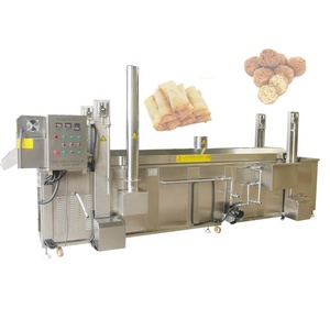 Hạt ngô chiên gà cốm falafel khoai tây chiên Donut đậu phộng khoai tây chiên băng tải Máy Chiên liên tục sâu - Product Image 1