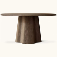 Ensemble de salle à manger moderne en chêne massif, 6 chaises, table de salle à manger contemporaine de luxe, écologique, durable, fabrication directe en bois de noyer