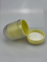 Pot en acrylique double couche de qualité supérieure, bouteille épaissie pour compléments de santé, taille et logo personnalisés