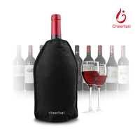 El más nuevo diseño de la manga de enfriamiento de la botella de vino Manga de paquete de hielo de vino flexible y mantiene su manga del refrigerador de vino