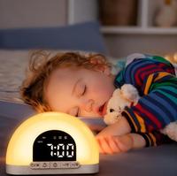 Réveil numérique Sunrise à succès pour enfants, adultes, usage au bureau, lumière de réveil électrique, fonction snooze de 9 minutes, design double face LUMINOVA