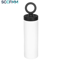 SCCFMM 15oz/20oz 승화 프린팅 진공 스테인리스 스틸 야외 스포츠 물병 스트레이트 텀블러 (DIY 로고 사진 인쇄 가능)