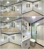 Rumah Kontainer Prefabrikasi Ekspansiabel 30 Kaki, 3 Kamar Tidur, Dapur, Dapat Dipindah, Dapat Ditumpuk, Rumah Bungalow Siap Huni, Umur Pakai 50 Tahun