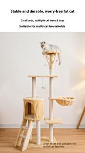 Soporte <span class=keywords><strong>de</strong></span> árbol <span class=keywords><strong>de</strong></span> gato todo en uno grande <span class=keywords><strong>de</strong></span> estilo moderno, plataforma <span class=keywords><strong>de</strong></span> salto <span class=keywords><strong>de</strong></span> juguete <span class=keywords><strong>de</strong></span> sisal y casa <span class=keywords><strong>de</strong></span> Marco <span class=keywords><strong>de</strong></span> escalada <span class=keywords><strong>de</strong></span> madera, suministros para <span class=keywords><strong>gatos</strong></span> al por mayor - Product Image 5