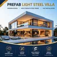 Maison préfabriquée à structure en acier haute résistance, fabricant OEM avec plans de planchers flexibles pour logements modernes