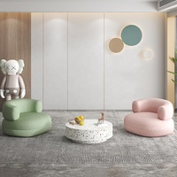 Meubles de salon luxueux et légers Prix de gros Excellent canapé-chaise simple en tissu rose confortable et personnalisé pour se détendre