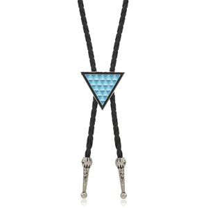 Collar de Suéter Triangular <span class=keywords><strong>Retro</strong></span> Versátil Informal, Collares con Colgante Geométrico de Aleación Creativos Unisex para Hombres y Mujeres - Product Image 6