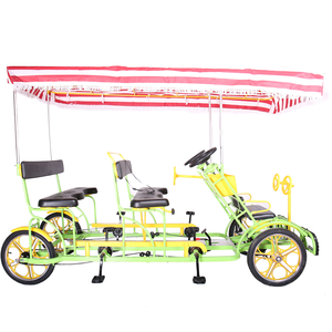 <span class=keywords><strong>Bicicleta</strong></span> Surrey de Cuatro Ruedas para Cuatro Personas, con Pedales, para Adultos, Ideal para Turismo en <span class=keywords><strong>Carretera</strong></span>, Precio Económico, Gran Venta - Product Image 3
