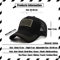 Mujeres Hombres EE. UU. Bandera Malla Gorra de béisbol Moda Hombre Mujer Transpirable Snapback Sombreros Unisex Trucker Sombreros Gorra Nuevo
