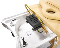 Meubles de salon Yapin, lit de shampooing pour salon de coiffure avec circulation d'eau, spa capillaire thaïlandais, lit de shampooing avec spa pour les pieds