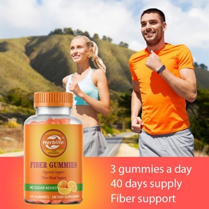 Gomitas de Fibra OEM/ODM, Gran Venta, Suplemento Herbal para Adultos, Sin Azúcar Añadida, Sabor Naranja - Product Image 4