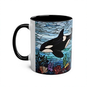 Mug en céramique personnalisé de haute qualité, impression par sublimation, compatible lave-vaisselle et micro-ondes, boîte cadeau incluse pour cafés et bureaux - Product Image 1