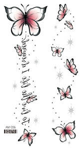 Tatuaggi temporanei per donna con adesivi di moda - Product Image 3