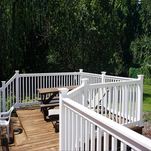Balustrade de terrasse <span class=keywords><strong>en</strong></span> <span class=keywords><strong>vinyle</strong></span> de haute qualité résistant aux UV, vente <span class=keywords><strong>en</strong></span> gros - Product Image 5