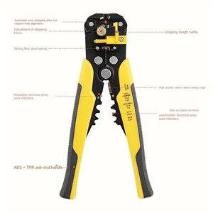 Pince à dénuder automatique multifonctionnelle, outils portables multifonctionnels pour tirer les fils, <span class=keywords><strong>outil</strong></span> multifonctionnel - Product Image 3