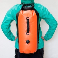 Sac à dos étanche de 70 l, avec double Valve de gonflage et de Compression à Air Sac d'équipement de pêche, pour la pêche, la chasse, le Camping et la plage