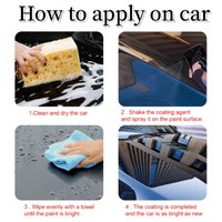 Cera Líquida Nano Cerámica para Autos, Cera en Aerosol de Aplicación Rápida, Hidrofóbica, Protección Diaria para Autos, Venta al Por Mayor