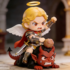 Gratis ontwerp, snel voorbeeld, op maat gemaakte hars ambachten, blind box producten, bureaudecoraties, acht aartsengelen, katholiek beeldje - Product Image 3