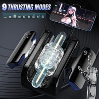 Handheld Design Schub einstellbare Geschwindigkeit Männlicher Mastur bator Stroker Handheld Teleskop Automatische Männer Masturbation Sex Maschinen