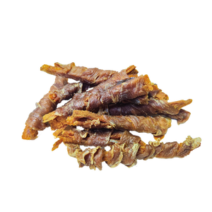 Snack per Cani Premium con Certificazione BRC, Carne di Anatra Essiccata Naturale, Strisce di Petto d'Anatra, Cibo e Premi per Animali Domestici - Product Image 4