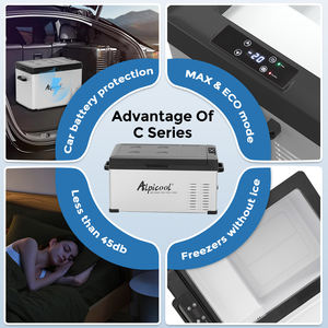Réfrigérateur de voiture Alpicool <span class=keywords><strong>C50</strong></span> Ac Dc Compresseur puissant, réfrigérateur de <span class=keywords><strong>camping</strong></span> à double usage, congélateur portable 12v, réfrigérateur électrique de voiture - Product Image 5